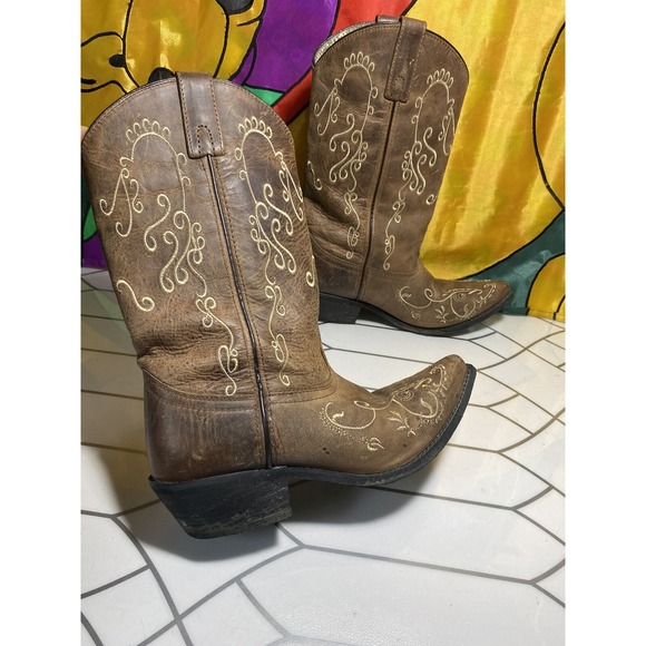 Smoky Mountain Western Boots Womens  Snip Toe 8 D Brown 6054